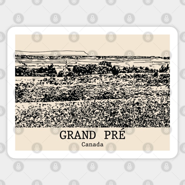 Grand Pré - Canada Sticker by Lakeric